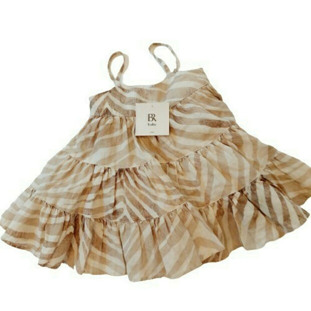 NWT Banana Republic Linen Sun Dress & Diaper Cover 3-6M